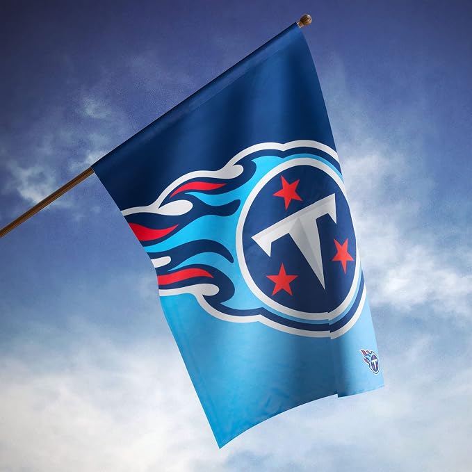 NFL Double Sided Team Logo Vertical Flag (40" x 28")