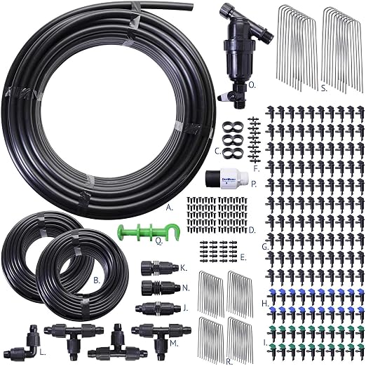 Dripworks Individual Plant Irrigation Kit for Watering Individual Plants in Containers - Waters Upto 140 Plants | Agricultural Grade Components | Trusted Brand Since 1991