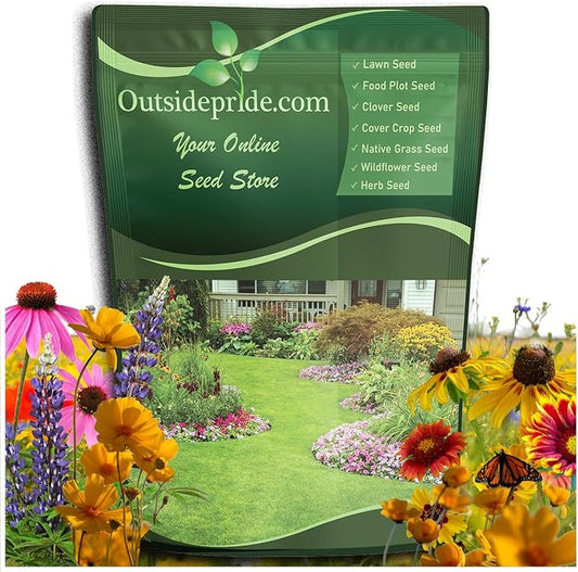 Outsidepride Perennial Wild Flower Seed Mix - 1 lb. Diverse, Long-Lasting Blooms, Easy to Grow Perennial Flower Seeds for All States, Perfect for Home Gardens, Landscapes, and Attracting Pollinators