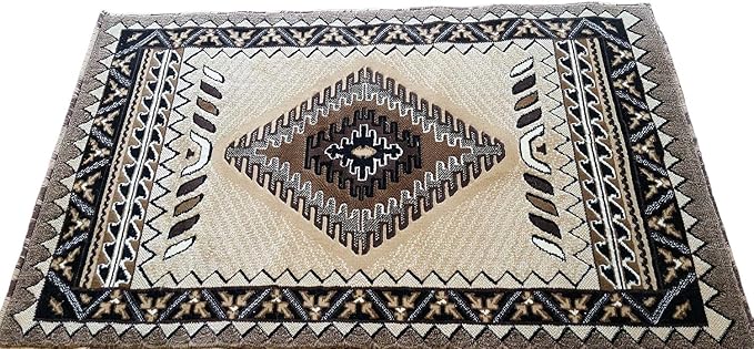 YHSF South West Native American Area Tribal Rug - Berber, 2' x 3'4" | Easy-Clean, Soft & Durable Tribal Rug for Living Room, Bedroom, Kitchen & More - Stain-Proof Runner for Home Decor
