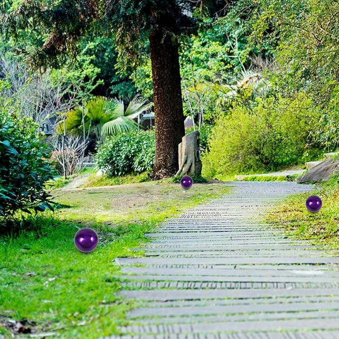 KESYOO Garden Spheres Outdoor Gazing Globe Metal Ball Gazing Globe Reflective Spheres Garden Reflection Ball