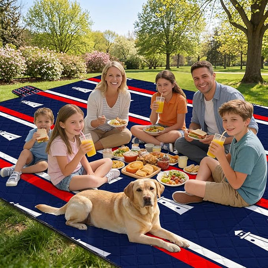 79" x 118" Picnic Blanket Extra Large,Waterproof Sandproof Foldable Outdoor Blanket Beach Blanket Ocean Picnic Mat for Camping,Lawn,Park(Lighthouse)