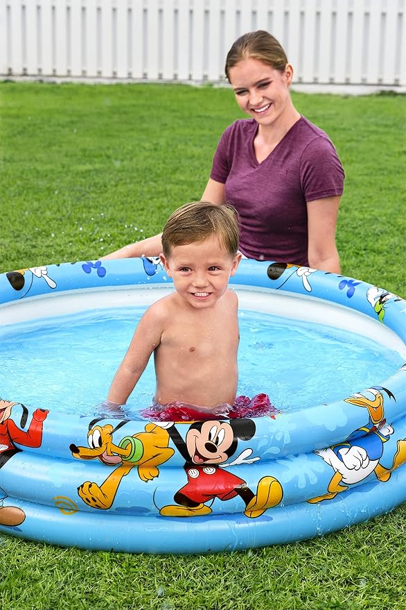 BESTWAY Disney Junior Mickey & Friends Inflatable Pool 122x122cm Multicolor