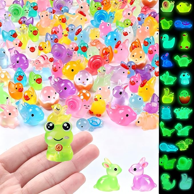 350 pcs Mini Resin Animals Many Styles Variety Tiny Animals Figures Miniature Little Small Animal Figurines Bulk for Micro Fairy Garden Landscape Accessories Hide Crafts Decor Aquarium