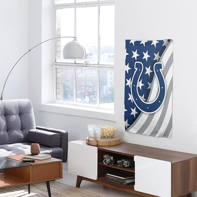 NFL Double Sided Team Logo Vertical Flag (40" x 28")