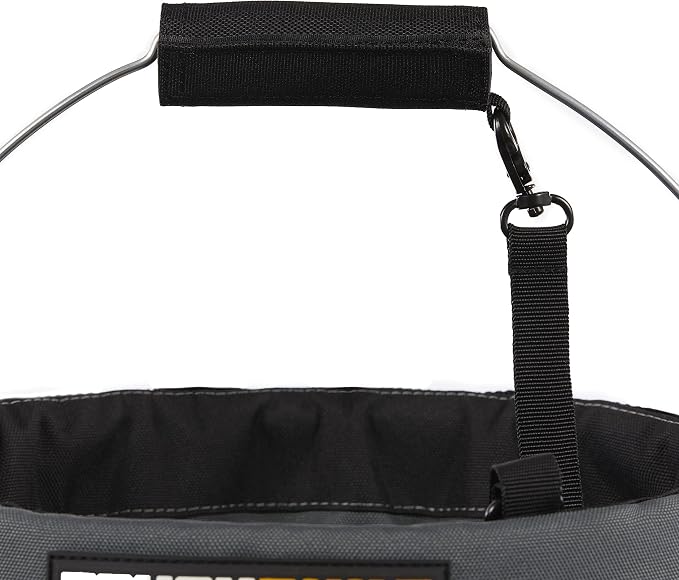 ToughBuilt – Bucket Organizer, 5-Gallon Bucket Tool Organizer with 60 Pockets, Loops & Compartments, Reinforced Fabric for Construction Work (TB-85)