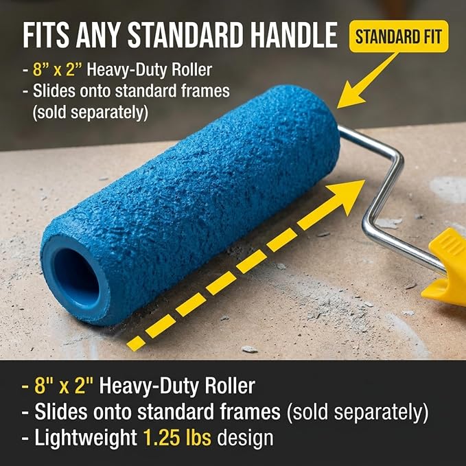 The "Original Designed" Classy Granite Concrete Stamping Texture Roller And Masonry Form Tool Favorite Since 2005. (ClassyGranite)