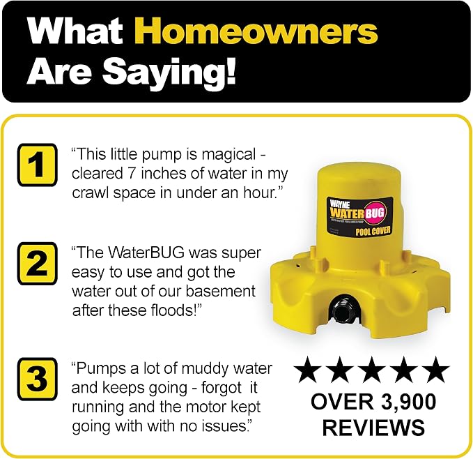 Wayne WaterBUG Automatic Pool Cover Pump