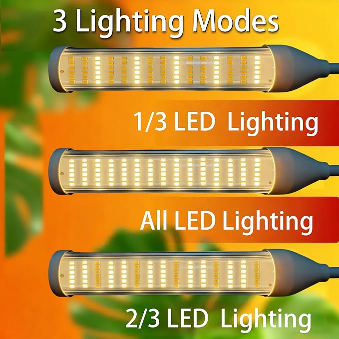 LED Grow Lights for Indoor Plants Full Spectrum, LED Plant Light with Stand (270 LEDs Stand)