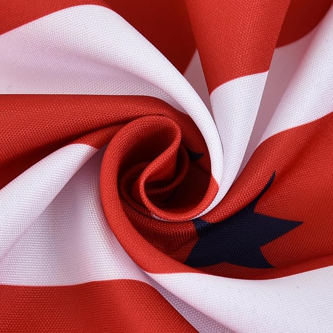 Waterproof Patriotic Tablecloth Fabric - Square 58x58 Inch American Gingham Checker Table Cloth for Indoor/Outdoor Use - Buffalo Table Cover for Picnics, BBQs, and Memorial Day