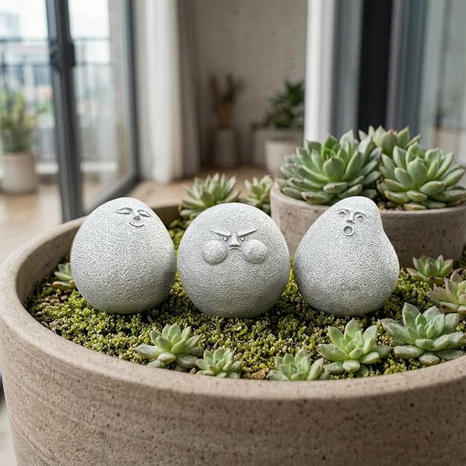 Miniature Cute Figurines Plant Decorations for Pots, Funny Fairy Garden Accessories Outdoor Decorations Gifts Women Statue for Table Yard Desktop Planter