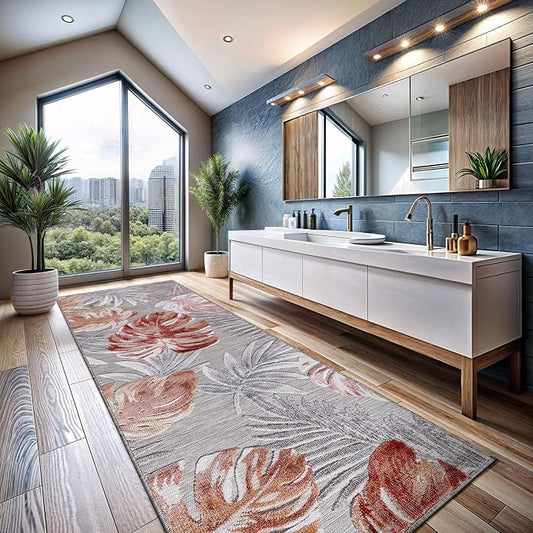 CAMILSON Runner Outdoor Rugs Oriental Retro Traditional Floral Medallion Area Rug 2x7 Non-Shedding Stain Resistant Indoor Carpet for Bathroom Hallway Kitchen Office (2 x 7 / Multi Color)