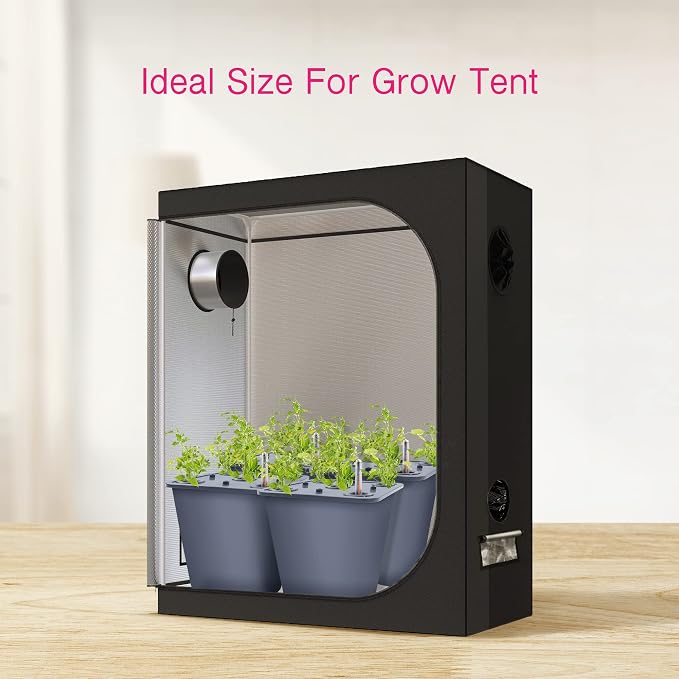 4 Hydroponic Buckets Kit for Plants, Hydroponics Growing System for Herbs/Tomato/Vegetables, DWC System with Air Pump & Germination Tray (Complete Indoor Hydroponic Gardening Supplies)