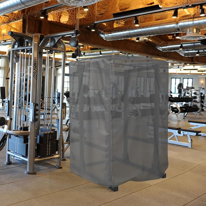 AKEfit Strength Training Cover, Waterproof & Dustproof Gym Rack Cover with Zipper,Fit for Indoor and Outdoor