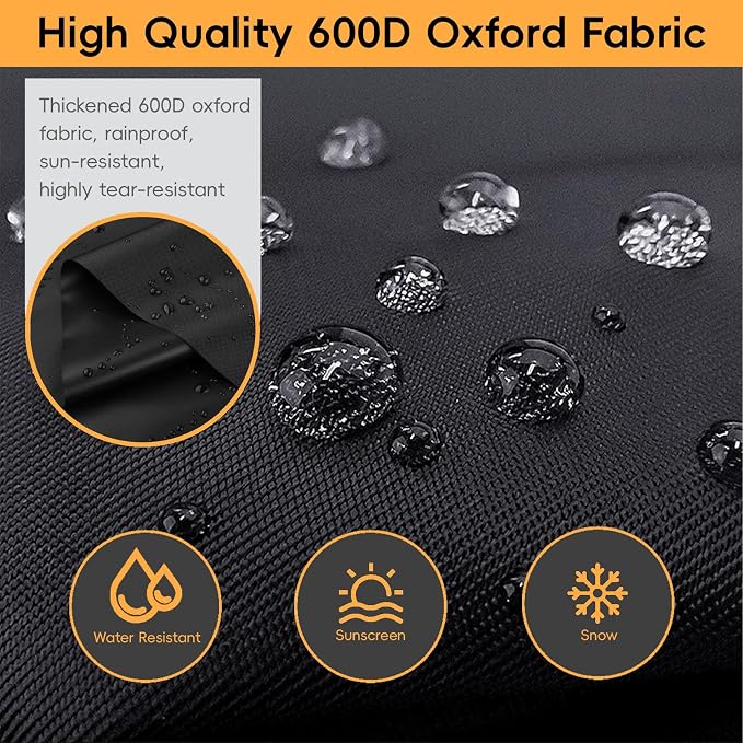 Waterproof Generator Cover,600D Heavy-Duty Oxford Fabric, Dustproof and Waterproof Protection for Generators (Upgrade, 38''Lx28''Wx30''H)