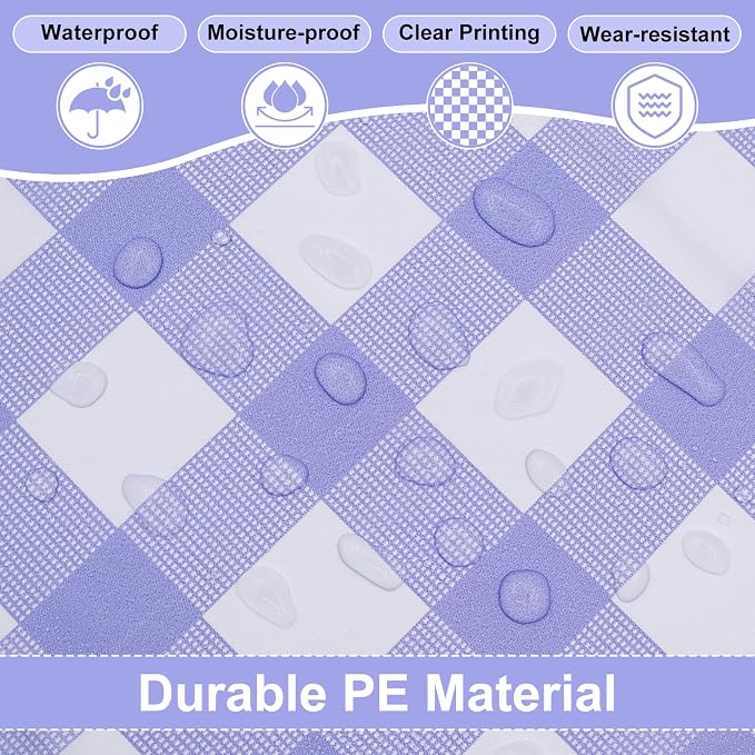 4 Pcs Disposable Outdoor Picnic Blankets 70.9''x70.9'' Portable Pocket Blanket Foldable Waterproof Picnic Mats Sandproof Beach Blanket with Ground Spikes for Beach Travel Hiking Camping