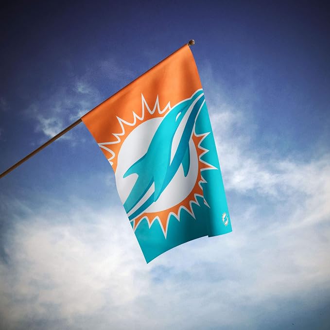 NFL Double Sided Team Logo Vertical Flag (40" x 28")