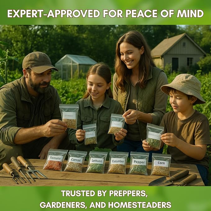 Garden Seeds Vegetable Variety Pack for Planting - Grow 125 Varieties of Heirloom Non GMO Quick Sprouting Veggies - Premium Seed Vault by Victory Gardens