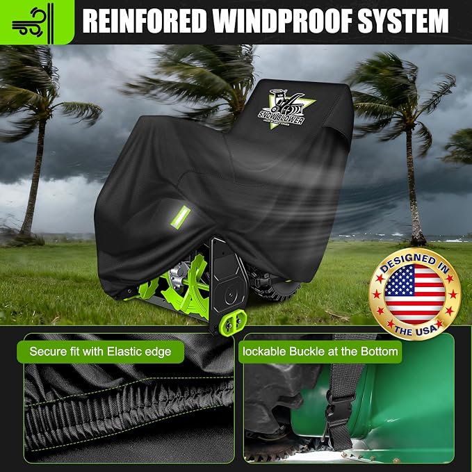 800D Snow Blower Cover, Snowblower Covers Waterproof Outdoor fits Ariens, Cub Cadet, Honda, EGO, Toro, Snow Joe