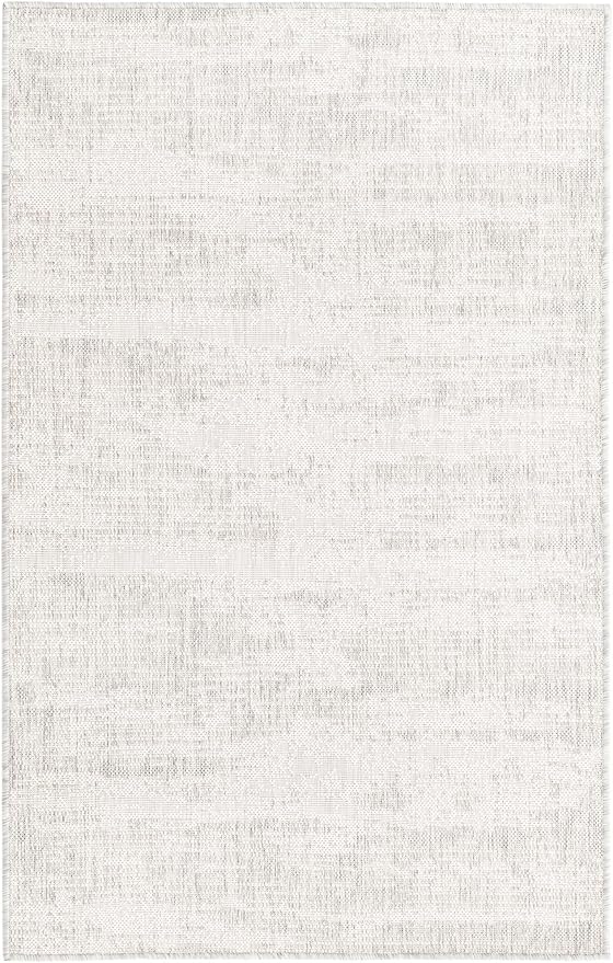 Unique Loom Outdoor Modern Collection Area Rug - Cartago (3' 1" x 5' 3" Rectangle, Gray/ Ivory)