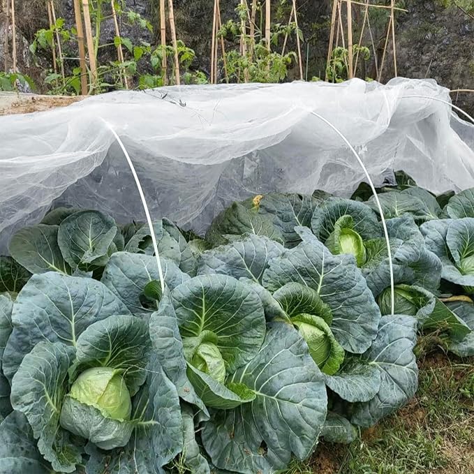 GonLei Garden Netting 8 X 24 FT Ultra Fine Netting for Garden Protection,Garden Netting for Raised Beds,Mosquito Net for Blueberry Shrubs Vegetables Fruits Flowers Crops Pest Barrier