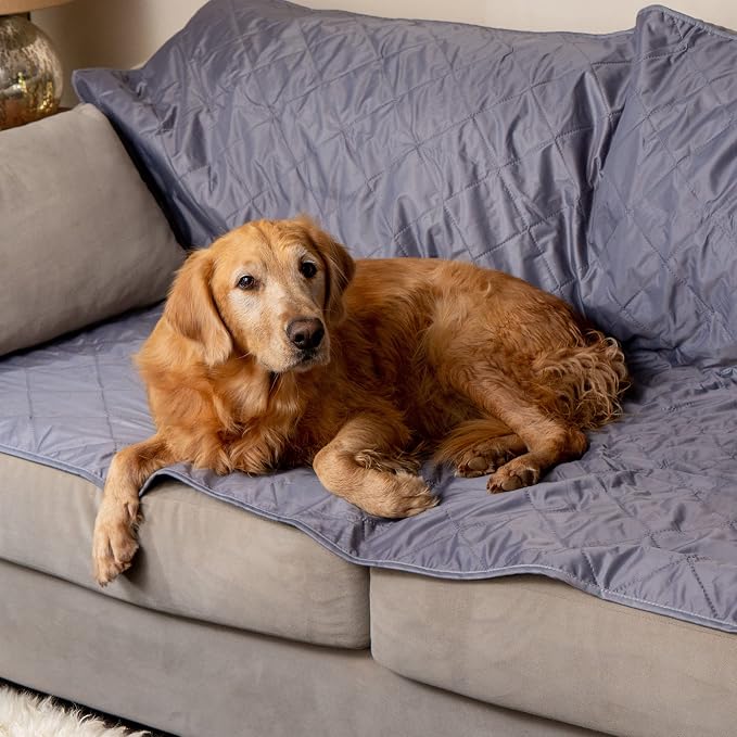 BRAWNTIDE Large Waterproof Outdoor Blanket, Extra Thick Fleece, Warm, Windproof & Sandproof, Quilted Stadium Blanket for Sports Events, Beach, Camping, Picnics, Dogs & Car, 82" x 55