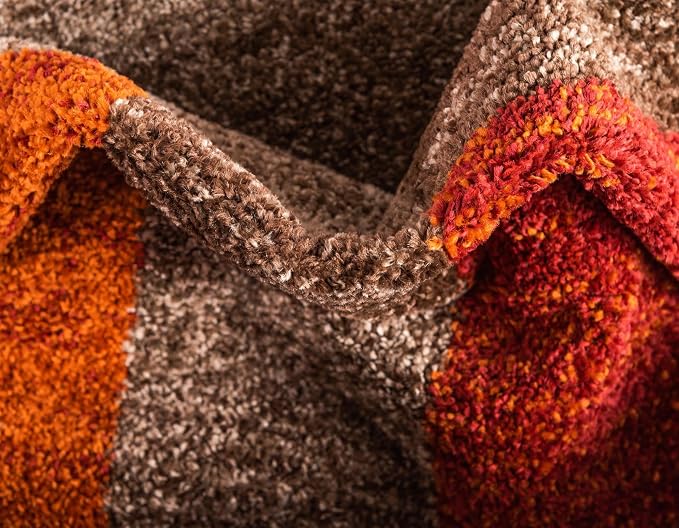 Unique Loom Autumn Collection Area Rug - Providence (4' 1" Square, Multi/ Beige)