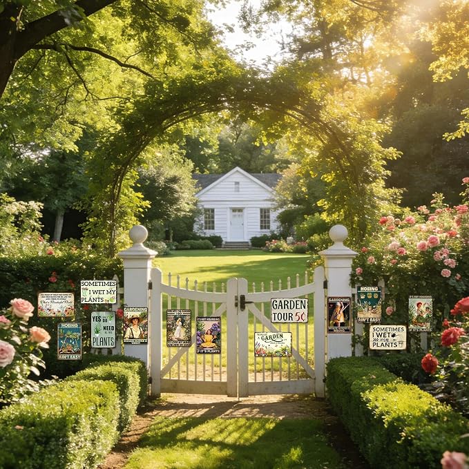 Funny Garden Metal Tin Signs Sometimes I Wet My Plants Sign Gardening Accessories Gifts For Gardeners Greenhouse Decor Green House Accessories For Outside Funny Plant Lover Decor Signs 12 X 8 Inch
