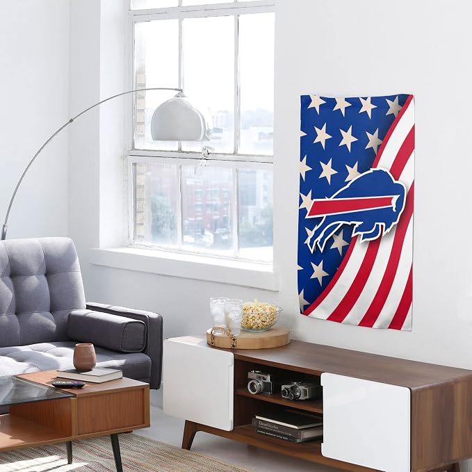 NFL Double Sided Team Logo Vertical Flag (40" x 28")