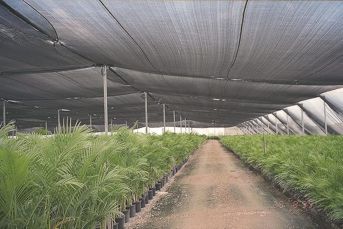 Agfabric 40% Shade Cloth 10X 10ft Sun Shade Fabric Sunblock Shade Cloth Cover with Clips for Plants, Black