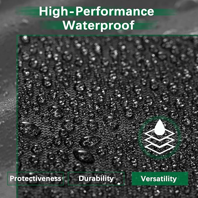 Himal Outdoors Riding Lawn Mower Cover Pro, Heavy Duty 600D to 54" | Polyester Oxford,Waterproof,UV Resistant,Universal Size Tractor Cover,Storage Bag