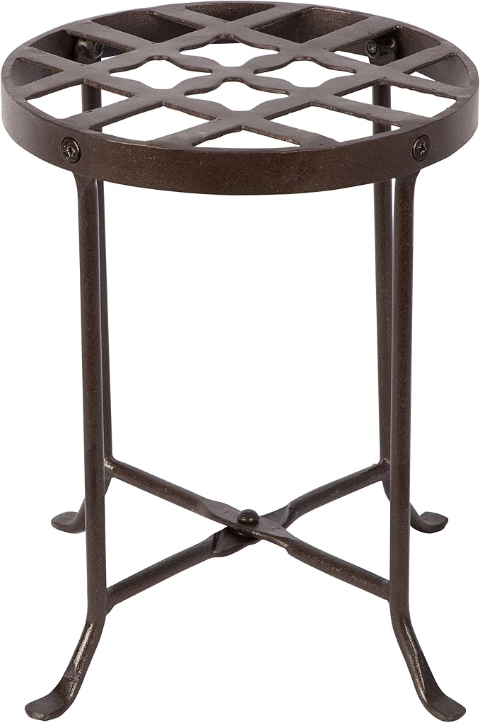 Achla Designs Flowers Plant Stand, 12-in H