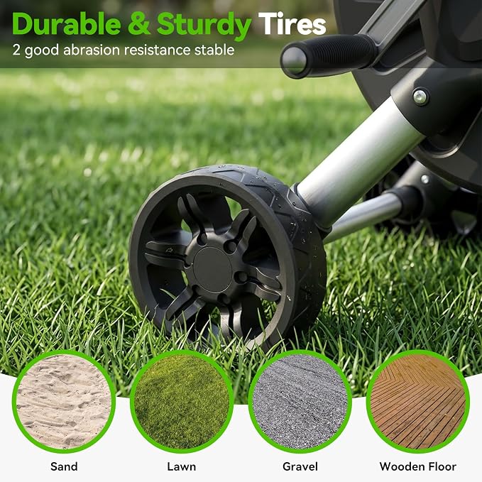 Upgrade Garden Hose Reel Cart, Holds 150 Feet of 5/8-Inch Hose, Hose Reel Cart With Effort-saving Hand Crank,Freestanding Water Hose Reels for Outside Garden Lawn Yard Outdoor