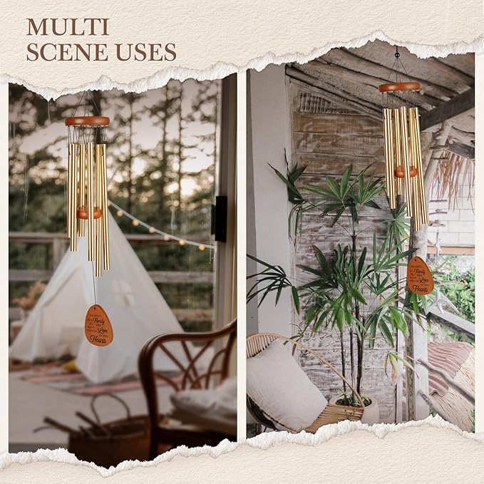 25th Wedding Anniversary Wind Chime, Happy 25th Anniversary Romantic Gifts for Couple, Parents, Wife, Husband, Friends, Sliver Wedding Anniversary's Keepsake Gifts Ideas | Happy 25th Anniversary Romantic Gifts for Couple, Parents, Wife, Husband, Sliver...