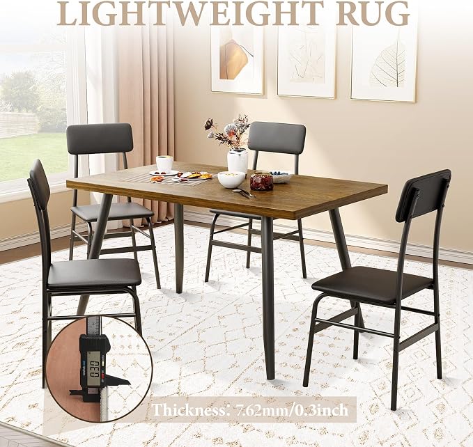 Runner Rug 2x5 Boho Geometric Area Rugs: Small Washable Kitchen Rug, Soft Non Slip Moroccan Long Hallway Rugs for Bedroom Bathroom Laundry Entryway Staircase Foyer(Beige,2X5)