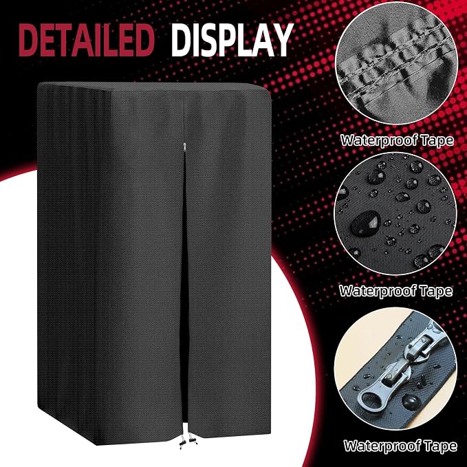Protective Cover for Pull Up Bar Station with Waterproof Zipper, 420D Oxford Cloth,Waterproof Cover for Power Tower/Pull Up Bar Station, Dustproof, Universal