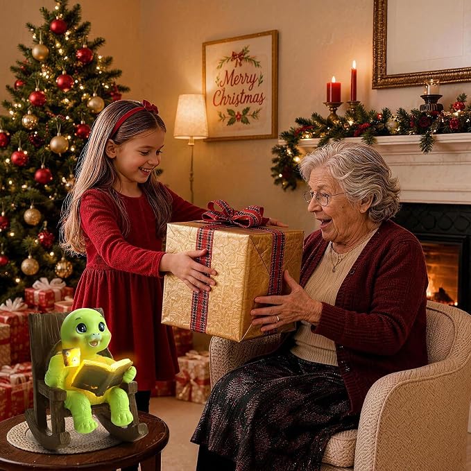 Solar Garden Turtle Statues with Lights, Yard Decorations for Patio, Lawn, Balcony and Porch, Outdoor Waterproof Garden Decor, Unique Mother’s Day Gift for Mom Grandma Women