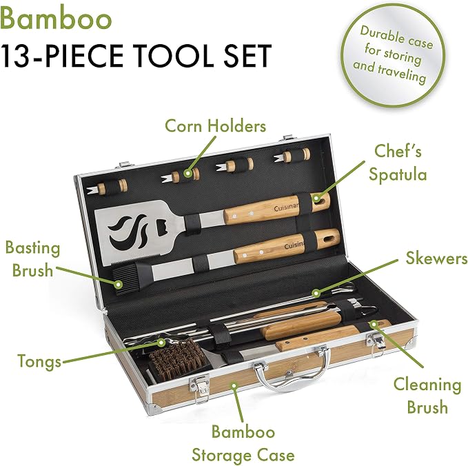 Cuisinart CGS-7014, Bamboo Tool Set, 13-Piece