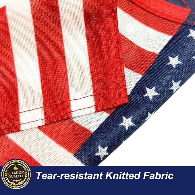 TOPFLAGS 250 Anniversary USA Flag 1776 2026 Small Betsy Ross Flags 12x18 on Stick 6 Pack Mini 13 Star Bennington US Flags Metal Handheld Pole for Outside 4th of July Memorial Day USA 250th Year Patriotic Decorations