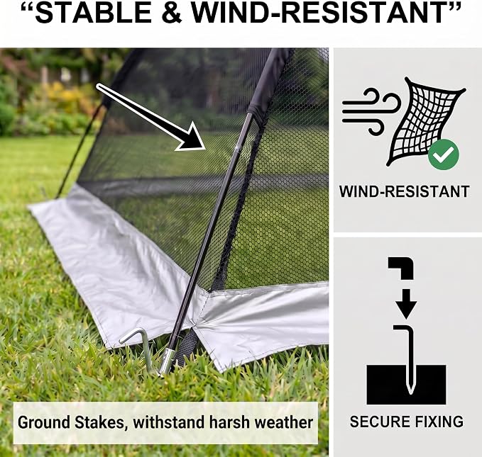 PGL Pond Cover Net Garden Dome Netting - Outdoor Protecting Tent for Fish Koi 5×7FT