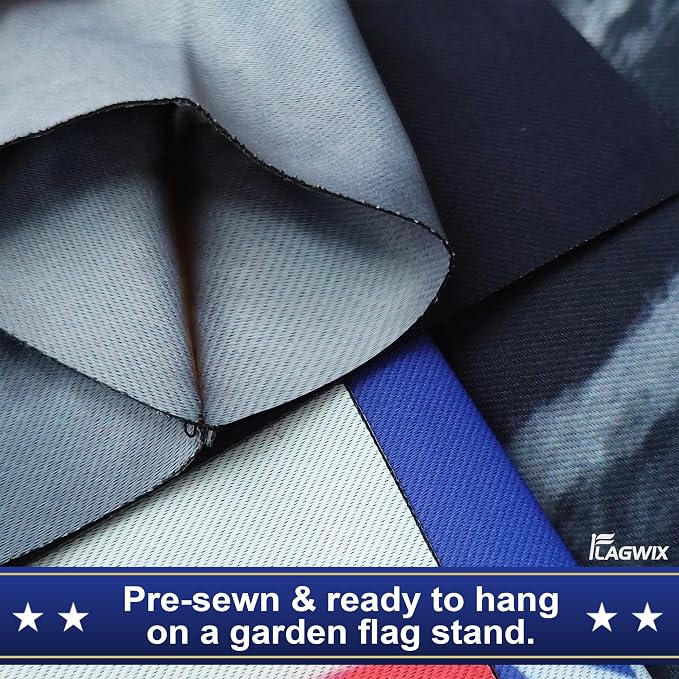 FLAGWIX American Flags - Doberman Pinscher Flag, 4th of July Decorations for Inside, Outside, Garden Flag (11.5" x 17.5") - USA House Garden Flags Premium Polyester, Decorative Outdoor Flags