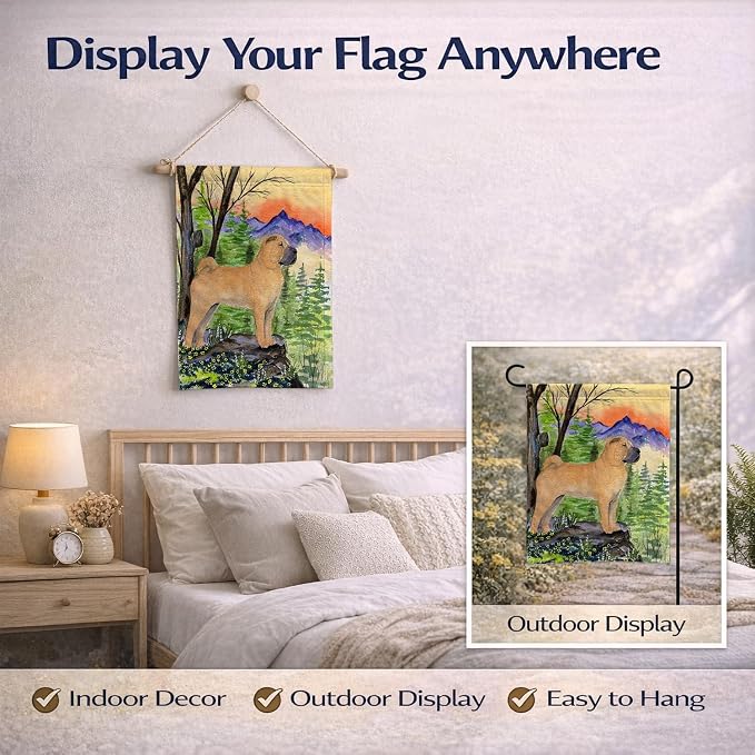 Caroline's Treasures SS8324GF Shar Pei Garden Flag Mailbox Flag Decorative Yard Flag Banner Outside Patio Artwork Yard Flower Beds, Garden Size, Multicolor