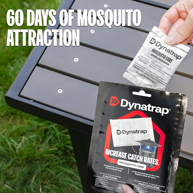 DynaTrap 100611 Atrakta Mosquito Lure Sachet for Any DynaTrap Insect Trap, Lasts 60 Days, Mosquito Trap Attractant (Pack of 2)