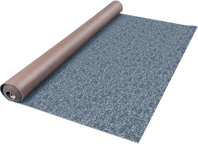 Happybuy 6 ft x 39 ft Grey Marine Carpet for Boats Waterproof - 0.18" Thick Indoor Outdoor Rug Carpet Roll for Home Patio Porch Deck