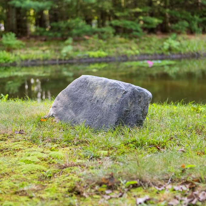 Deckorators 31 in. x 23-1/2 in. x 11-1/2 in. Gray Long Landscape Rock