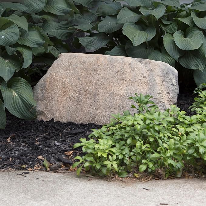 Deckorators 31 in. x 23-1/2 in. x 11-1/2 in. Gray Long Landscape Rock