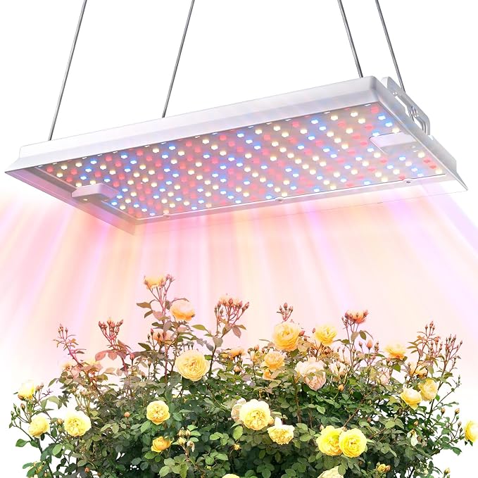 MetryGrow Plant Grow Light, [Smart APP 2x3 Ft Coverage] Genuine 100W Output LED Full Spectrum for Indoor Plants, 8-Level Brightness (Use Daisy-Chaining Hanging, Only Light Panel，No Control Panel)