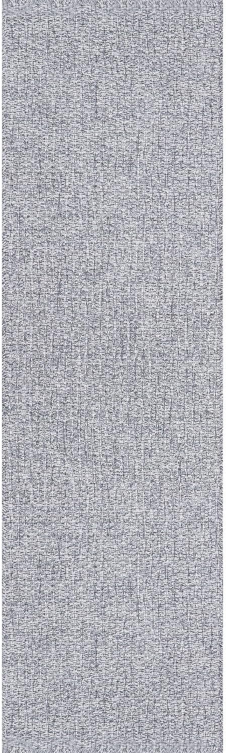 Luul Home Easy Jute Rugs 2x7 Gray Color Living Room Indoor Outdoor Runner Rug for Farmhouse Patio and Kitchen Rug High Traffic Washable Easy to Clean Solid Boho Woven Design Outside Carpet (2 x 7)