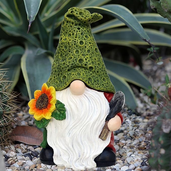 Hide A Key Outside Gnome Figurine Key Hiders Outdoor Garden Gnomes Statues Decorations for Yard Hidden Spare Key Holder Lock Box