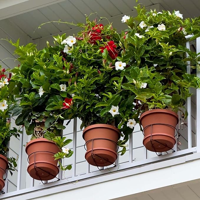 Bloem Railscapes Floating Railing Plant Clip for 1/2" - 3/4” Narrow Spindles